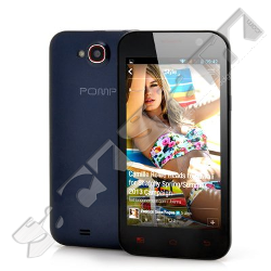  Pomp Android 4.2 Handy - 12cm Touchscreen, 2/3G, 1.2GHz Quad Core CPU, 8MP and 2MP Camera, Dual SIM 